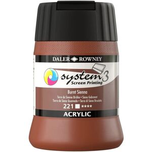 Daler-Rowney Black Acrylic Screen Printing Paint - 250ml Daler-Rowney Black Acrylic Screen Printing Paint - 250ml