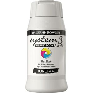Daler-Rowney - System3 Heavy Body Acrylics - Black - Paint Daler-Rowney - System3 Heavy Body Acrylics - Black - Paint