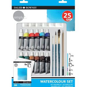 Daler-Rowney Simply Watercolour Set - 25 Pieces Daler-Rowney Simply Watercolour Set - 25 Pieces