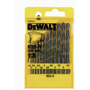 DeWALT DT5912 HSS-R Teräsporan Setti - 13 Osaa DeWALT DT5912 HSS-R Teräsporan Setti - 13 Osaa