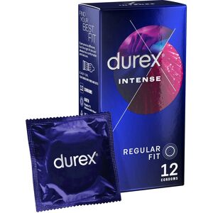 Durex Intense Ribbed & Dotted Condoms - Mint Flavoured, 12 Pack Durex Intense Ribbed & Dotted Condoms - Mint Flavoured, 12 Pack