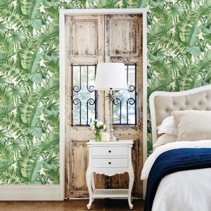 Fine Decor Green Tropical Leaf Wallpaper - Wallpaper Fine Decor Green Tropical Leaf Wallpaper - Wallpaper