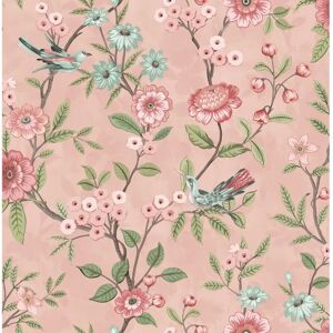 Fine Decor Eleanor Pink Wallpaper - Wallpaper Fine Decor Eleanor Pink Wallpaper - Wallpaper