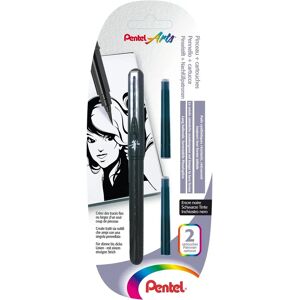 PentelPinselstift Schwarz - Kalligraphie, Zeichnen, Manga PentelPinselstift Schwarz - Kalligraphie, Zeichnen, Manga