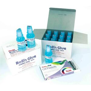 Pentel ER501/24CP Roll n Glue Pack of 24 - Glue Pentel ER501/24CP Roll n Glue Pack of 24 - Glue
