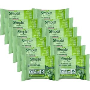 Simple Sensitive Skin Eye Make-Up Remover Pads - 90pcs Simple Sensitive Skin Eye Make-Up Remover Pads - 90pcs