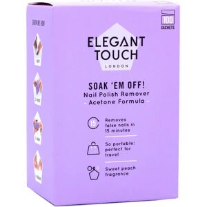 Elegant Touch Nail Decoration Kit - Soak Em Off - 100 Sachets Elegant Touch Nail Decoration Kit - Soak Em Off - 100 Sachets