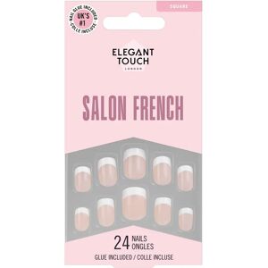 Ongles roses français courts - Faux ongles - Style français - 24 pcs - Publicité Ongles roses français courts - Faux ongles - Style français - 24 pcs - Publicité