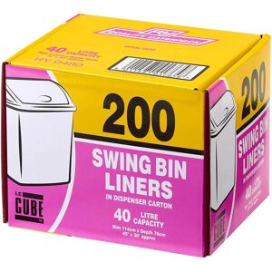 Le Cube Swing Bin Liners 46L - Bin Liners Le Cube Swing Bin Liners 46L - Bin Liners