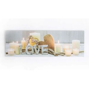 Art for the Home Love LED Printed Canvas Wall Art - Wall Art Art for the Home Love LED Printed Canvas Wall Art - Wall Art