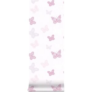 Papier peint Butterfly Print Superfresco Easy Rose/Lilac et Blanc - Papier peint - Publicité Papier peint Butterfly Print Superfresco Easy Rose/Lilac et Blanc - Papier peint - Publicité