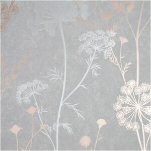 Superfresco Cow Parsley Floral Grey / Rose Gold Wallpaper - Wallpaper Superfresco Cow Parsley Floral Grey / Rose Gold Wallpaper - Wallpaper