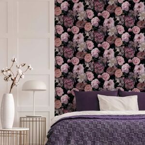 Fresco Pandora Drama Pink Floral Wallpaper - Wallpaper Fresco Pandora Drama Pink Floral Wallpaper - Wallpaper