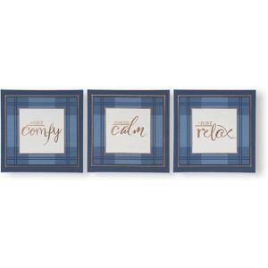 Art for the Home Heritage Tweed Trio Set of 3 Printed Canvas - Home Art Canvas Art for the Home Heritage Tweed Trio Set of 3 Printed Canvas - Home Art Canvas