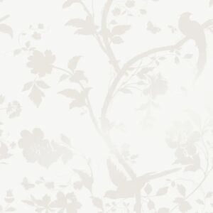Papier Peint Blanc Perle Laura Ashley - Papier - Publicité Papier Peint Blanc Perle Laura Ashley - Papier - Publicité