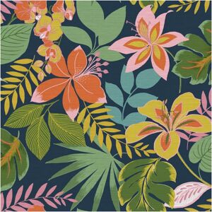 Envy So Exotic Floral Wallpaper Navy - Wallpaper Envy So Exotic Floral Wallpaper Navy - Wallpaper