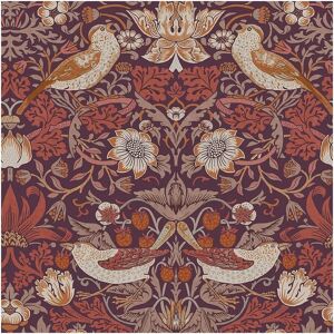 William Morris Strawberry Thief Lilac Wallpaper - Wallpaper William Morris Strawberry Thief Lilac Wallpaper - Wallpaper