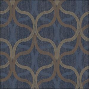 Graham & Brown - Refine Geometric Navy & Gold - Wallpaper Graham & Brown - Refine Geometric Navy & Gold - Wallpaper