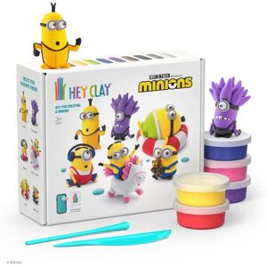 Hey Clay Minions Rainbow Clay Set with Sculpting Tools - Art & Craft Hey Clay Minions Rainbow Clay Set with Sculpting Tools - Art & Craft