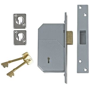 Union 3G110 C Deadlock - Satin Brass - 73mm - High Security Union 3G110 C Deadlock - Satin Brass - 73mm - High Security