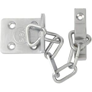 Yale Door Chain - Satin Chrome - 13.5cm Model TS003 Yale Door Chain - Satin Chrome - 13.5cm Model TS003