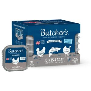 Butcher's Joints & Coat Wet Dog Food Trays - 24 x 150g Butcher's Joints & Coat Wet Dog Food Trays - 24 x 150g