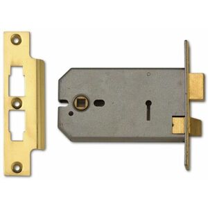 UNION 2077-6 Polished Brass Mortice Lock - Mortice Lock UNION 2077-6 Polished Brass Mortice Lock - Mortice Lock