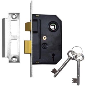 Union 2295 2 Lever Mortice Sashlock Chrome - Mortice Sashlock Union 2295 2 Lever Mortice Sashlock Chrome - Mortice Sashlock