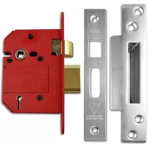 Union Unia StrongBOLT 2200S BS 5 Lever Mortice Sashlock - Satin Chrome Union Unia StrongBOLT 2200S BS 5 Lever Mortice Sashlock - Satin Chrome