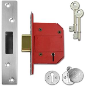 Union Y2100-SC-2.5 Strongbolt BS3621 5 Lever Mortice Deadlock - Mortice Deadlock Union Y2100-SC-2.5 Strongbolt BS3621 5 Lever Mortice Deadlock - Mortice Deadlock