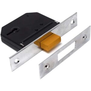 Yale Essentials 5 Lever Mortice Deadlock - Security Chrome 64mm Yale Essentials 5 Lever Mortice Deadlock - Security Chrome 64mm