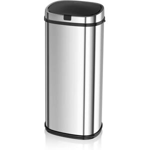 Morphy Richards Square Sensor Bin 50L - Stainless Steel (971519) Morphy Richards Square Sensor Bin 50L - Stainless Steel (971519)