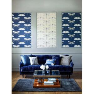 Harlequin Demoiselle Dragonfly Wallpaper Jute/Slate Grey - Wallpaper Harlequin Demoiselle Dragonfly Wallpaper Jute/Slate Grey - Wallpaper