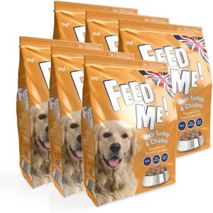 HiLife Feed Me! Turkey & Chicken with Bacon & Veg Dog Food - 12kg HiLife Feed Me! Turkey & Chicken with Bacon & Veg Dog Food - 12kg