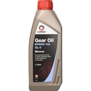 COMMA HMG1L Gear Oil - 85W-140 API GL-5 COMMA HMG1L Gear Oil - 85W-140 API GL-5