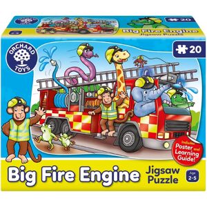 Orchard Toys Big Fire Engine - Educational Game - 20 Pieces - for 2+ years Orchard Toys Big Fire Engine - Educational Game - 20 Pieces - for 2+ years