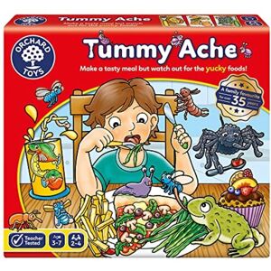Orchard Toys Tummy Ache Game - Educational Food Lotto for Kids 3-7 Years Orchard Toys Tummy Ache Game - Educational Food Lotto for Kids 3-7 Years