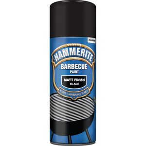 Hammerite Black BBQ Paint Aerosol - Paint for Metal BBQs Hammerite Black BBQ Paint Aerosol - Paint for Metal BBQs