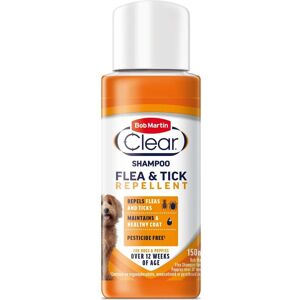Bob Martin Clear Flea Repellent Shampoo - Dog & Puppy - 150ml Bob Martin Clear Flea Repellent Shampoo - Dog & Puppy - 150ml
