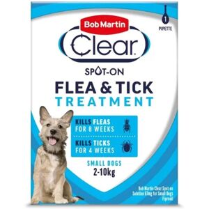 Bob Martin Flea & Tick Fipronil Solution - Flea & Tick Treatment for Small Dogs Bob Martin Flea & Tick Fipronil Solution - Flea & Tick Treatment for Small Dogs