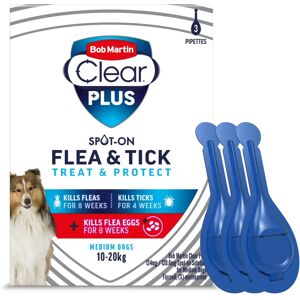 Bob Martin Clear Plus Spot-On Solution for Medium Dogs - Spot-On Solution Bob Martin Clear Plus Spot-On Solution for Medium Dogs - Spot-On Solution