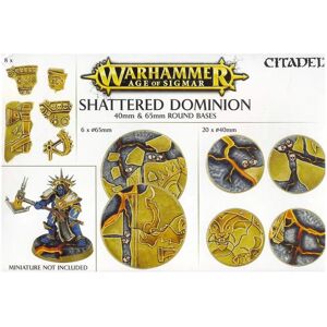 Games Workshop Warhammer Age Of Sigmar - Shattered Dominion: Bases Games Workshop Warhammer Age Of Sigmar - Shattered Dominion: Bases