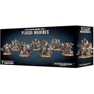 Games Workshop Plague Marines - Warhammer 40k Death Guard - Green - Miniature Games Workshop Plague Marines - Warhammer 40k Death Guard - Green - Miniature
