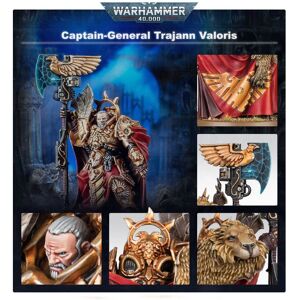 Games Workshop 01-10 collectible figure - Warhammer 40k Adeptus Custodes Captain-general Trajann Valoris Games Workshop 01-10 collectible figure - Warhammer 40k Adeptus Custodes Captain-general Trajann Valoris