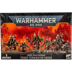 Games Workshop Chaos Space Marine Terminators - Figurine game expansion Games Workshop Chaos Space Marine Terminators - Figurine game expansion