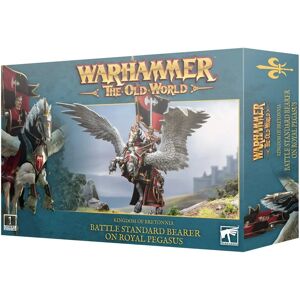 Games Workshop Warhammer The Old World Kingdom Of Bretonnia Battle Standard Bearer on Royal Pegasus Games Workshop Warhammer The Old World Kingdom Of Bretonnia Battle Standard Bearer on Royal Pegasus