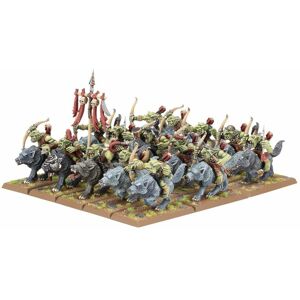 Games Workshop 09-09 Goblin Wolf Rider Mob - Collectible Figurine Games Workshop 09-09 Goblin Wolf Rider Mob - Collectible Figurine