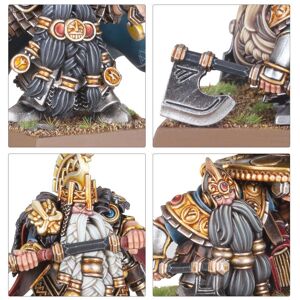 Games Workshop Warhammer: Dwarf Lords with Shieldbearers - Old World Games Workshop Warhammer: Dwarf Lords with Shieldbearers - Old World