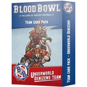Games Workshop Blood Bowl - Underworld Denizens Team Card Pack - Board Game Accessory Games Workshop Blood Bowl - Underworld Denizens Team Card Pack - Board Game Accessory
