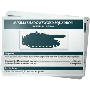 Games Workshop Legions Imperialis: The Devastation Of Tallarn Army Cards Games Workshop Legions Imperialis: The Devastation Of Tallarn Army Cards